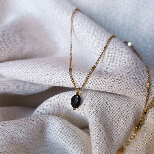 Barcelona Collier Obsidienne